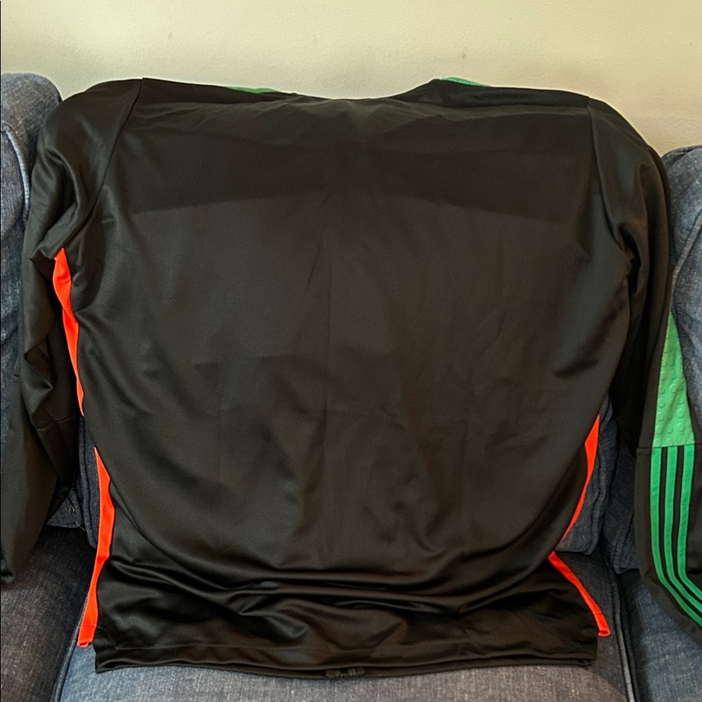 Adidas Men's Lego Black, Green, and Red Track Suit - Picture 5 of 8